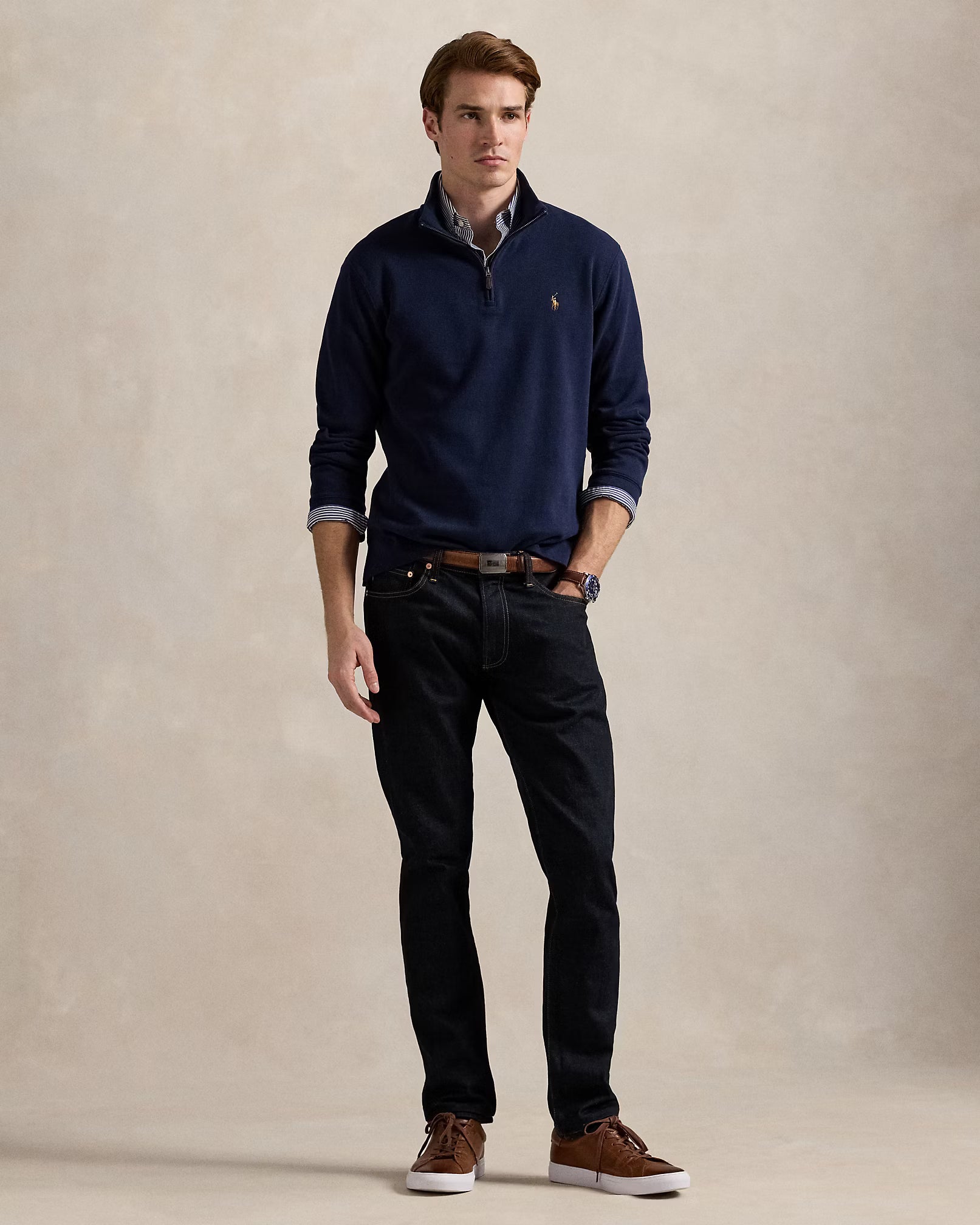 Estate-Rib Quarter-Zip Pullover