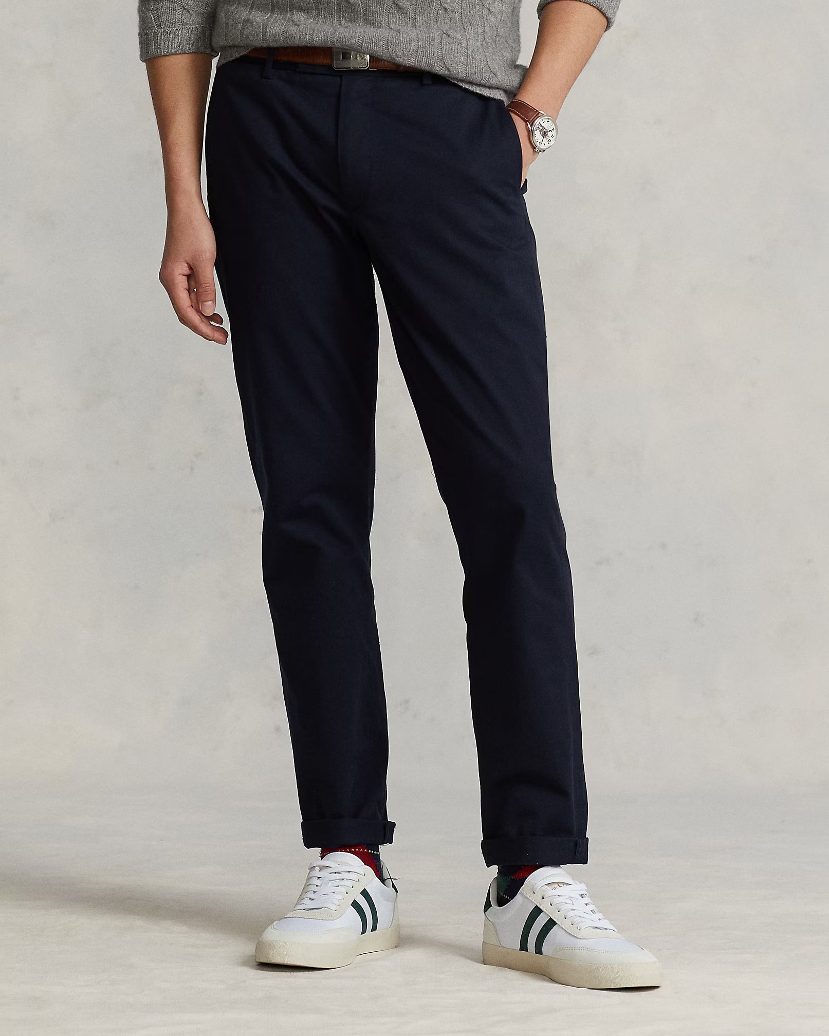 Stretch Straight Fit Chino Trouser