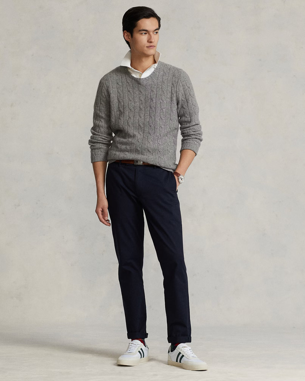 Stretch Straight Fit Chino Trouser